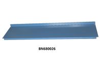 Blauwe Industriële het Werkbanken 15 Duim Lagere Plank met Achter Breed Einde 60 Duim leverancier